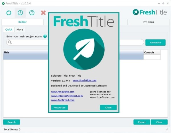 Fresh Title 1.0.0.4 – SEO文章标题生成工具及视频教程 - 第1张  | SEO破解工具
