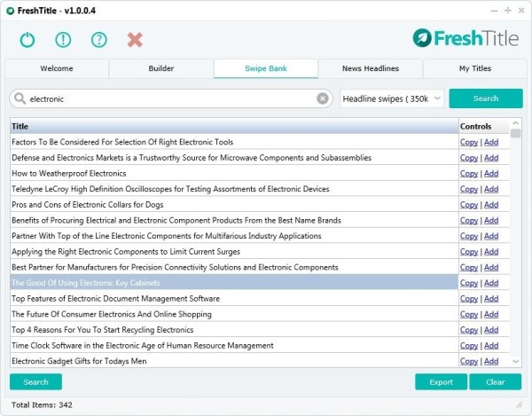 Fresh Title 1.0.0.4 – SEO文章标题生成工具及视频教程 - 第7张  | SEO破解工具