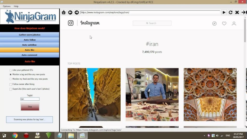 NinjaGram v7.5.88 – 社交媒体Instagram自动化操作批量运维工具 - 第7张  | SEO破解工具