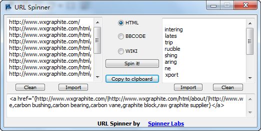 英文SEO工具网址和关键字组合工具URL Spinner - 第6张  | SEO破解工具