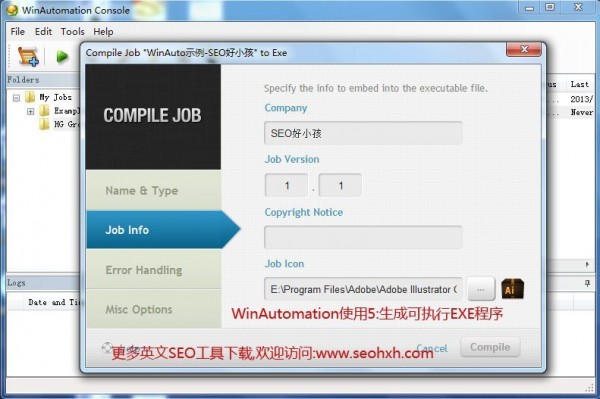 自动化SEO操作录制回放工具Win Automation 4.0.4.2093 - 第12张  | SEO破解工具