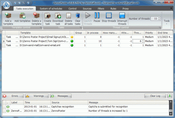 英文SEO外链软件ZennoPoster Pro 3.6.0.701 - 第8张  | SEO破解工具