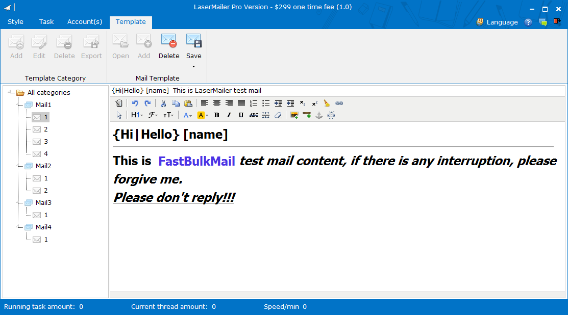 FastBulkMailer v2.2-邮件群发工具 - 第2张  | SEO破解工具