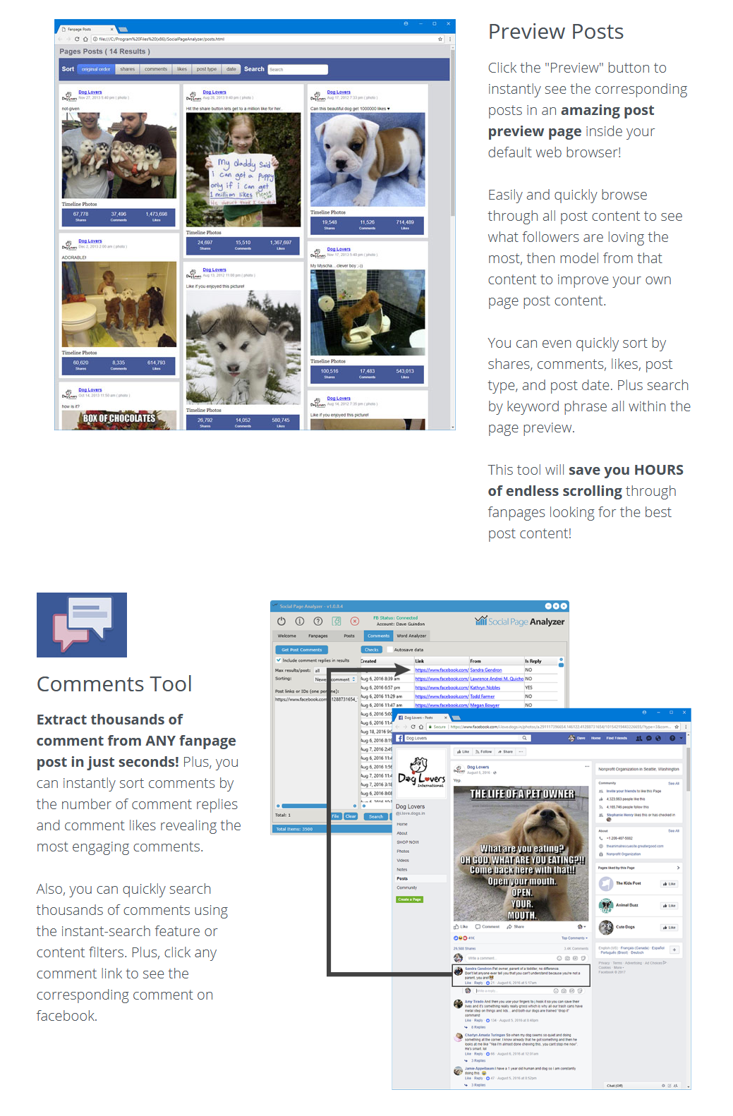 Social Page Analyzer 1.0.16-Facebook工具 - 第7张  | SEO破解工具