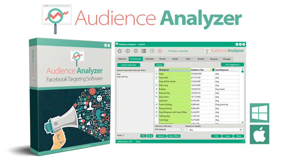Audience Analyzer 1.0.20-Facebook广告工具 - 第1张  | SEO破解工具