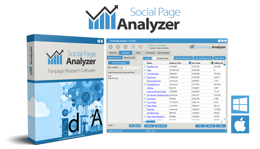 Social Page Analyzer 1.0.16-Facebook工具 - 第1张  | SEO破解工具