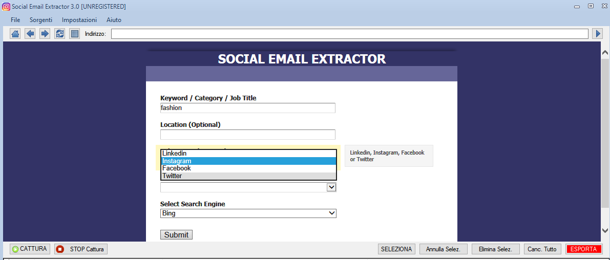 Social Email Extractor v5.2.0-邮箱搜刮工具 - 第10张  | SEO破解工具