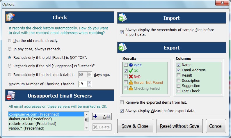 Email Checker Pro v4.1.75 Team License-邮箱验证工具 - 第2张  | SEO破解工具