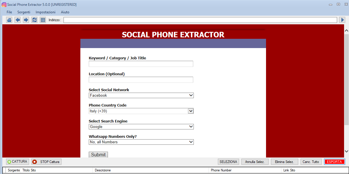 Social Phone Scraper-手机号搜刮工具 - 第1张  | SEO破解工具
