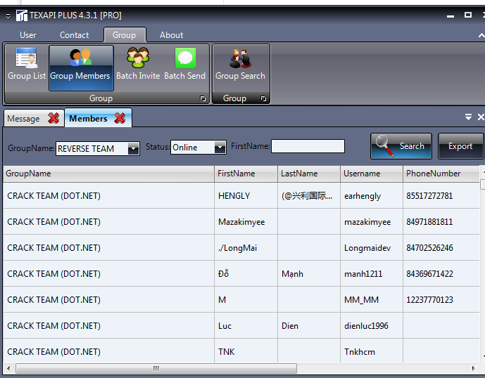 TEXAPI PLUS 4.3.2.1-Telegram营销工具 - 第3张  | SEO破解工具