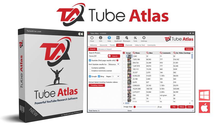Tube Atlas v1.0.4.9 - 第1张  | SEO破解工具
